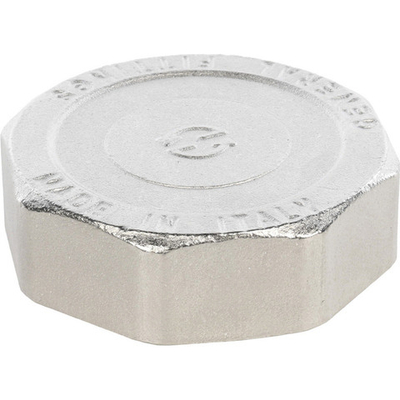 Заглушка STOUT ВР никелированная 2"