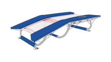 Double-Minitramp Ultimate   + платформа для прыжков 6 × 6 мм + роликовая стойка