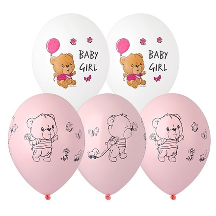 Воздушные шары мишка малышка Baby Girl