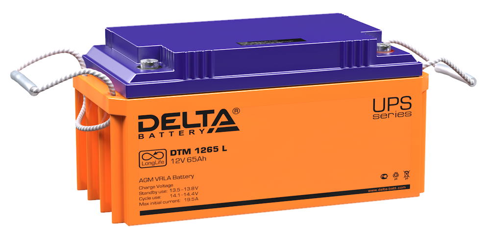 Батарея  Delta DTM 1265 L