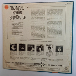 Brenda Lee Too Many Rivers (US 1965)