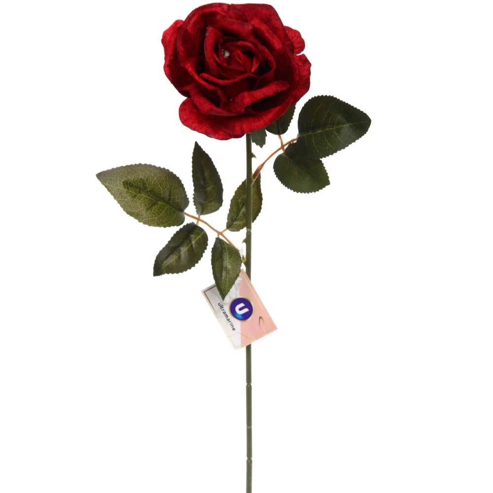 Искусственные цветы «FLOWERS MAGIC» 53см Роза красная