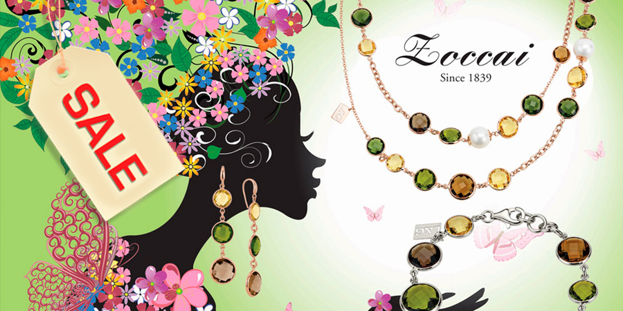 Распродажа украшений Zoccai