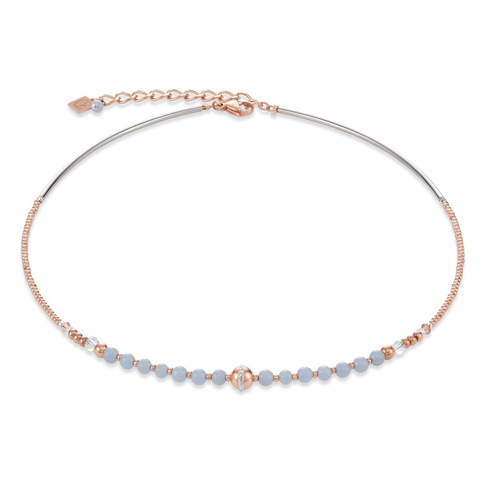 Колье Coeur de Lion Light Blue 4992/10-0720 цвет голубой