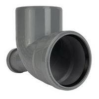 Отвод канализационный с фронтальным выходом тыл RTP 110х50 мм 90°