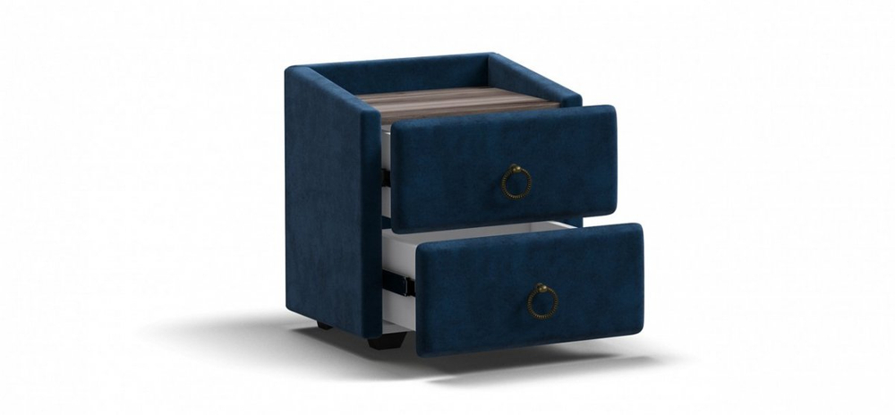 Тумба БОСС КЛАССИК Монолит Синий, Вяз каменный (последний экземпляр)