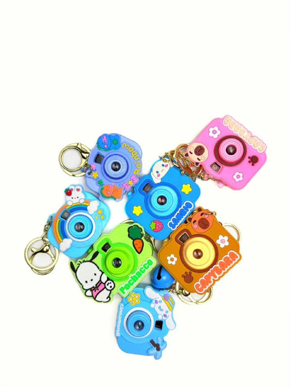 Брелоки "Фотоаппарат" 5-6 см оптом