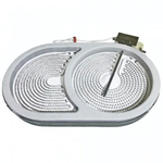 Электроконфорка для стеклокерамических плит овальный тип HL 101.2000/900Вт внешний размер 165*270мм, внутренний размер 138*242мм, толщина стенки 12мм