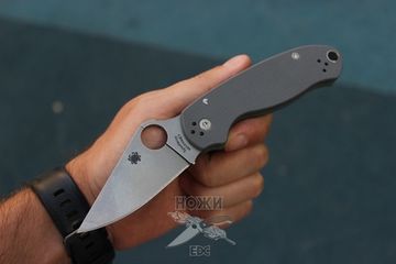 Складной нож Spyderco Para 3 Dark Gray Maxamet C223GPDGY c клинком из стали Maxamet, рукоять G10