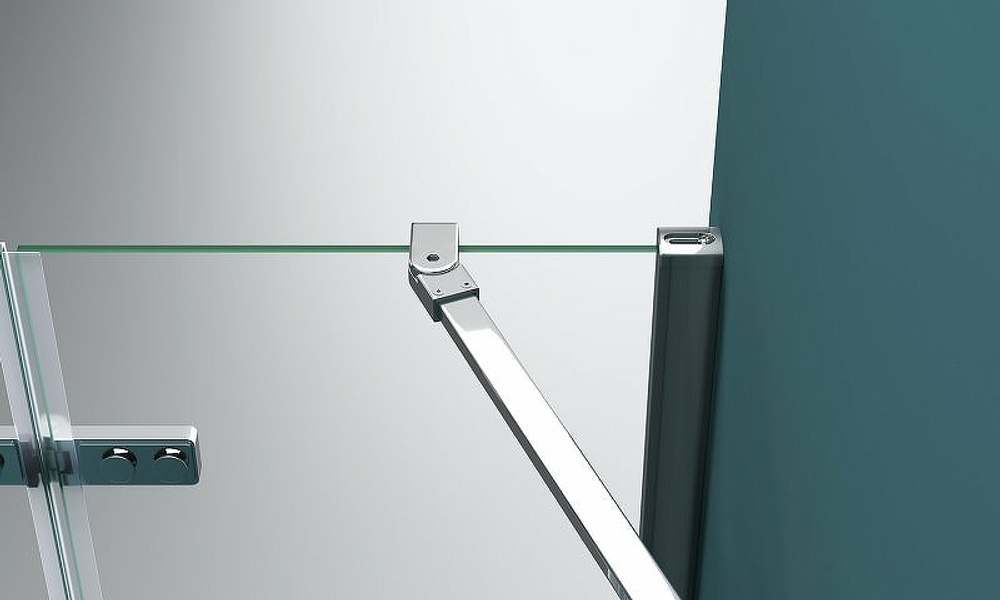 Душевая дверь BelBagno Kraft 80 KRAFT-B-12-60/20-C-Cr-L профиль Хром стекло прозрачное