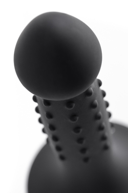 Анальный фаллоимитатор A-Toys Spikn, силикон, черный, 12 см