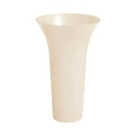 Ваза для цветов (диаметр 185 мм, высота 300 мм) (бежевый) (комплект 32 шт)
