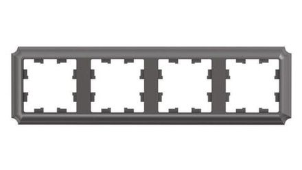 Рамка 4-м AtlasDesign Antique универс. мокко SE ATN100604