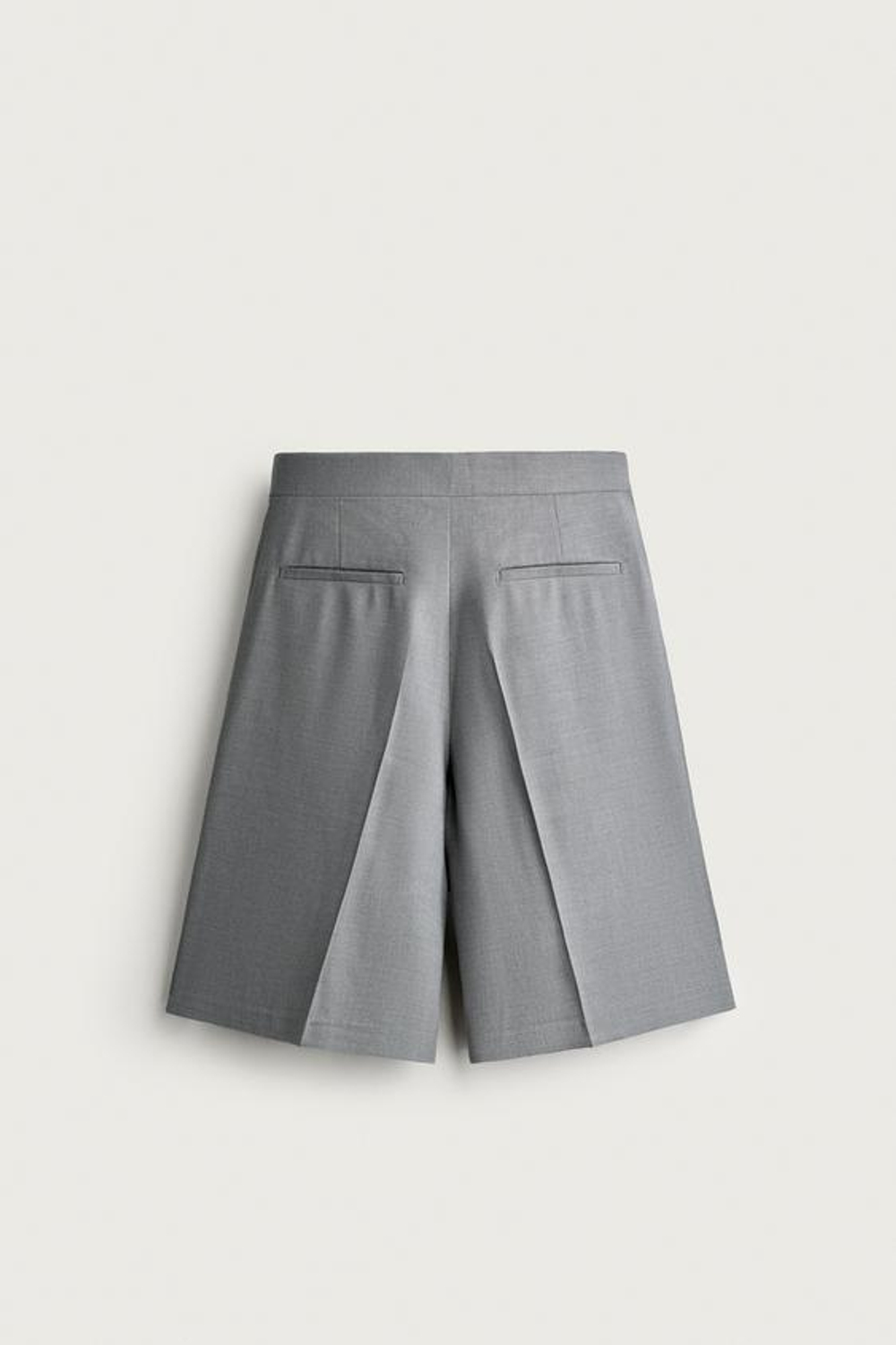ZARA ШОРТЫ КАРГО RELAXED FIT, МЯГКИЙ СЕРЫЙ