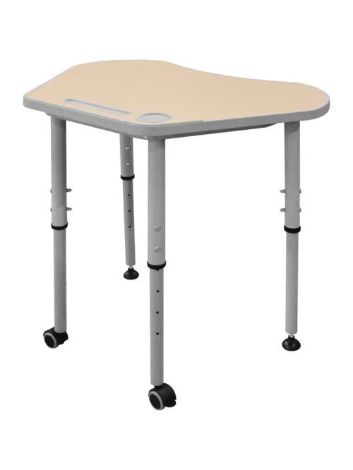 Школьный стол трапеция ШСТ72 столешница МДФ с литой бесшовной кромкой