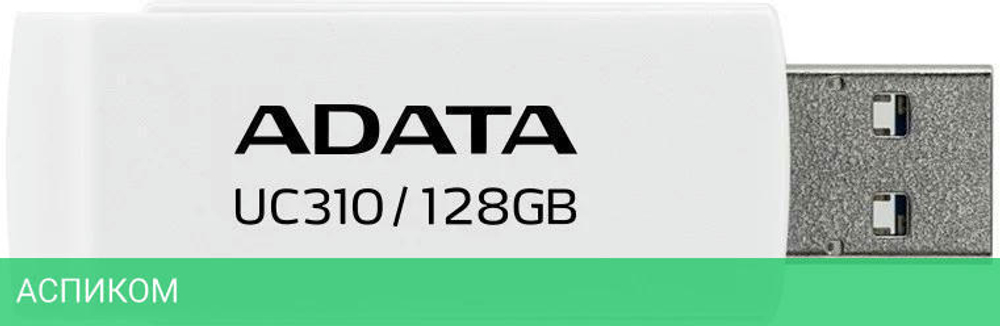USB Flash-накопитель A-Data UC310-128G-RWH 128GB белый