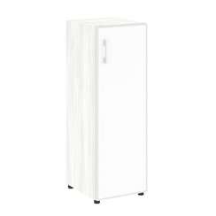 Yalta Шкаф узкий LT.SU-2.4 R (R) white Снежная Патина/Стекло White 400*450*1195