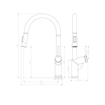 Смеситель для кухни Lemark Minima - LM3850C