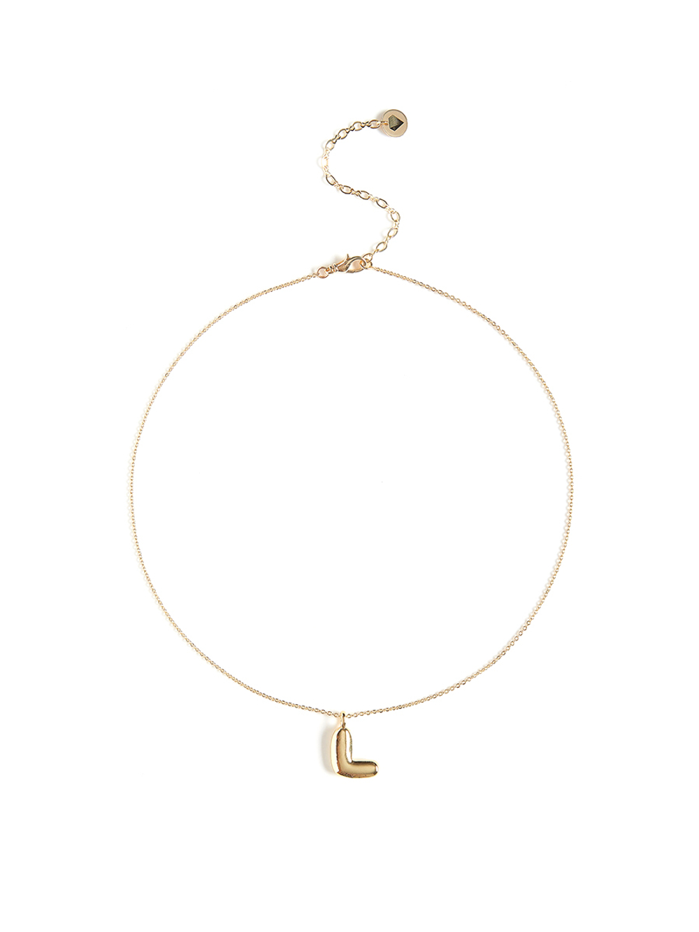 Колье с буквой