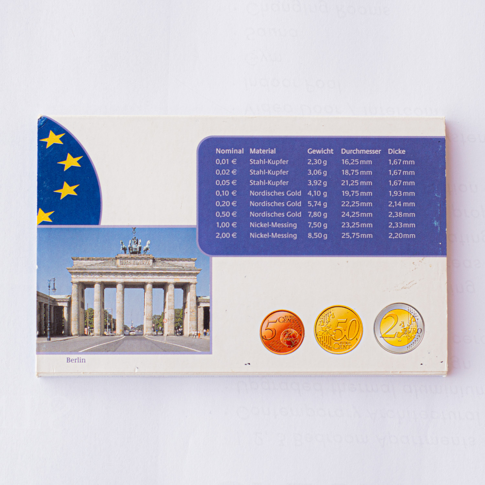 Germany 2002 Proof Coin Sets (A, D, F, G, J)