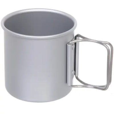 Кружка походная алюминиевая 7,5*7,5см