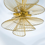 728163 Люстра ZETA 6х40W E14 ЗОЛОТО