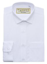 Белая рубашка с выработкой TSAREVICH 128-176