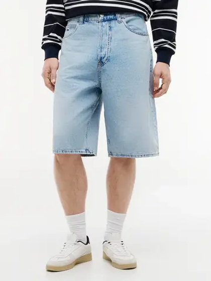 Шорты джинсовые мужские TOMMY JEANS THEO BAGGY SHORT BJ6