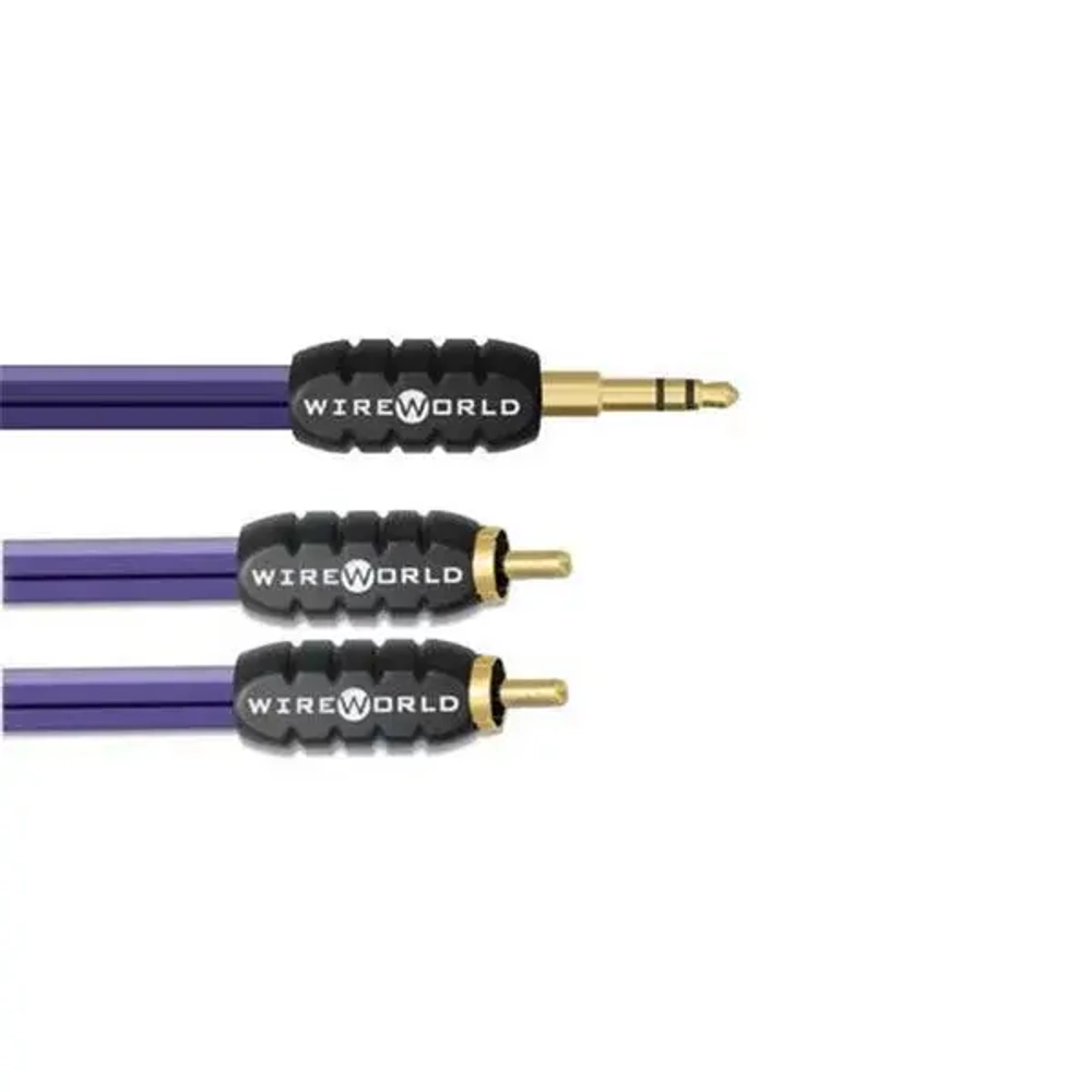 Wireworld Pulse 3.5mm to 2 RCA 1.5m , кабель 3.5мм на 2 RCA, 1.5м., шт. (PUN1.5M)