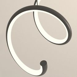 Подвесной светильник DAMARIS L120 Black 4000К