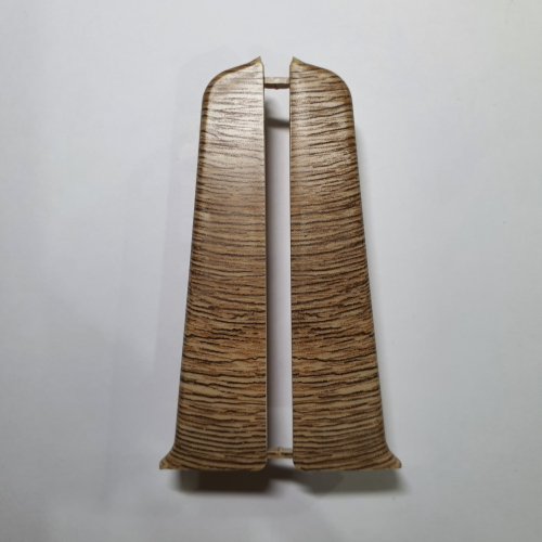 Заглушки (пара) к плинтусу "Идеал-Д85" Дуб рустик