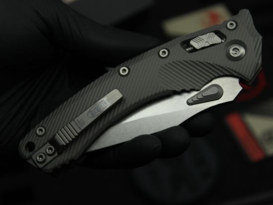 Нож Microtech Amphibian 137RL-10FLNC клинок из стали M390MK, рукоять Aluminum