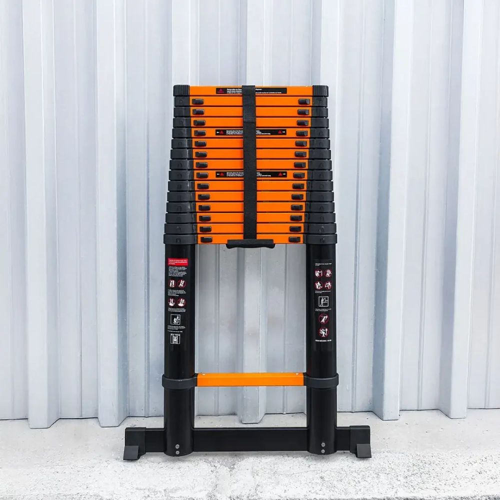 Лестница телескопическая алюм. бытовая 6.2м (16 ступ.) ISMA ISMA-UP620