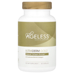 Ageless Foundation Laboratories, UltraDerm Gold, натуральная коллагеновая поддержка с запатентованным коллагеном BioCell, 60 капсул