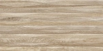 Настенная плитка Alma Ceramica TWU2550EPH44 Euphoria 24.9x50 бежевая глянцевая / рельефная под дерево / полосы