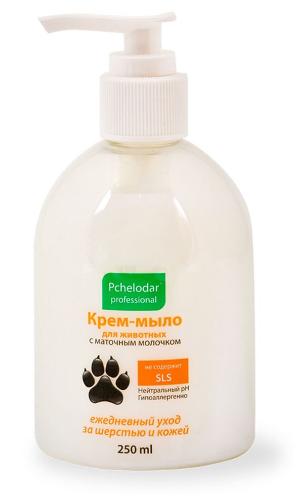 Крем-мыло PCHELODAR для лап с маточным молочком, 250 мл
