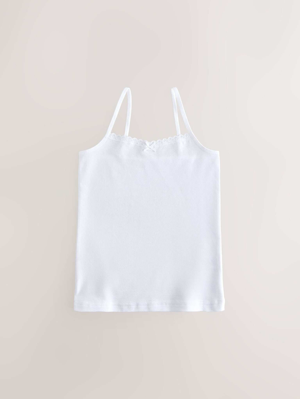 Майка на бретельках для девочки Next AH9-447, 5 шт., Белый