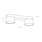 Потолочный светильник TK Lighting SPACE BLACK 3399