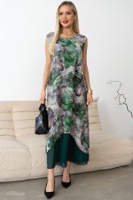 Платье Велла (зеленый) Р11-1171/5 Nikol