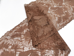 Эластичное кружево, коричневое (перец), 23 см, (Арт: EK-2791), м