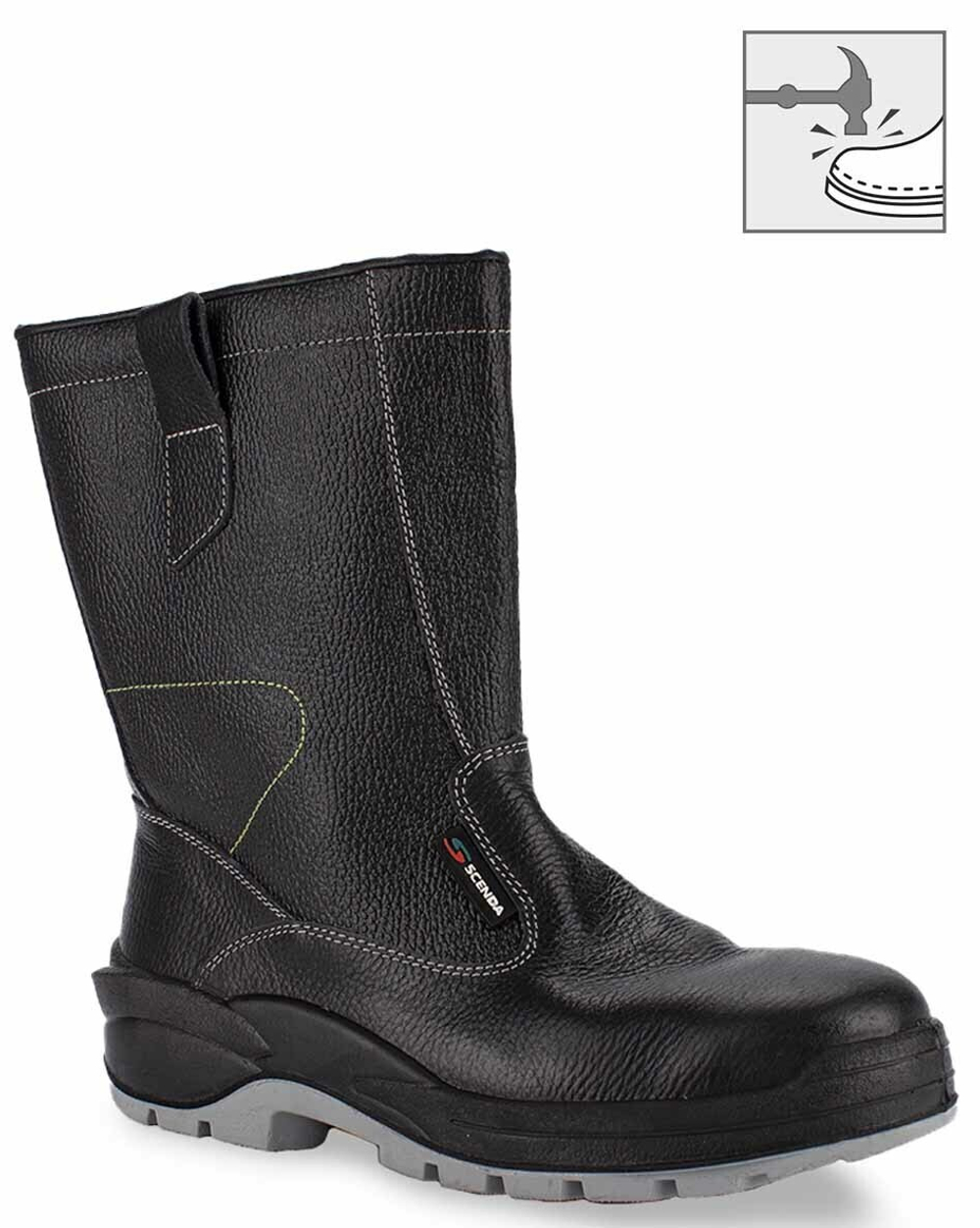 Сапоги кожаные НЕОН, композитный подносок