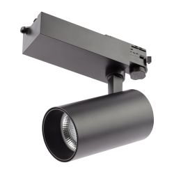 Трековый светильник трехфазный ЭРА SТR-30-36-30K-B30 светодиодный 30Вт 3000K черный | Трехфазные трековые светильники