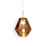Pendant design lamp  Cut Tall by Tom Dixon (Gold)