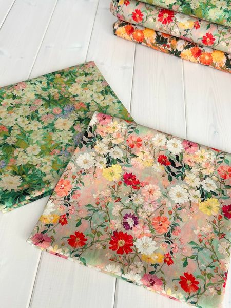 БЕЛО-МАЛИНОВЫЙ БУКЕТ - 100% ХЛОПОК 3