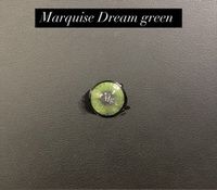 Натуральные зеленые линзы / ультратонкие Marquise dream green / Для темных и светлых глаз / 12 мес