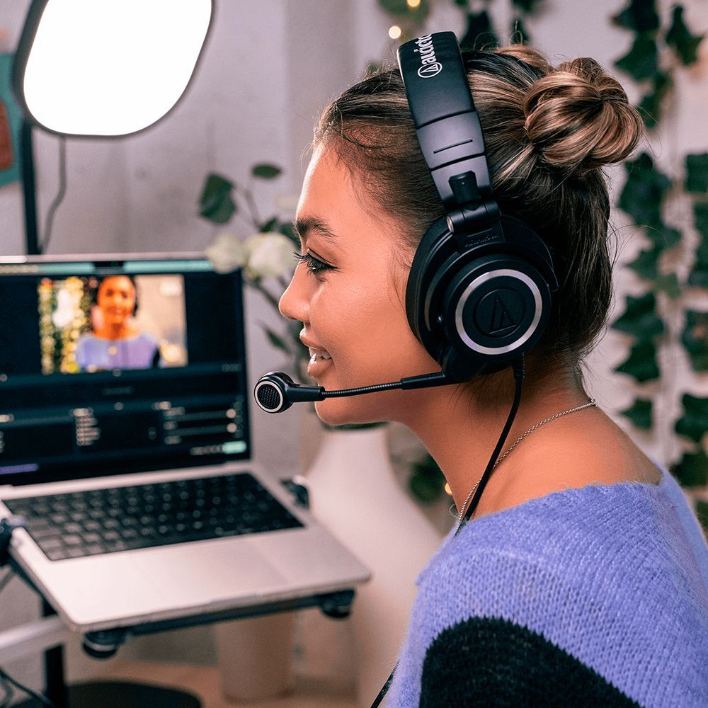 Наушники Audio-Technica ATH-M50xSTS, черный