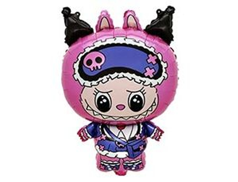 ФИГУРА Монстрик зубастый плюшевый фукс с гелием