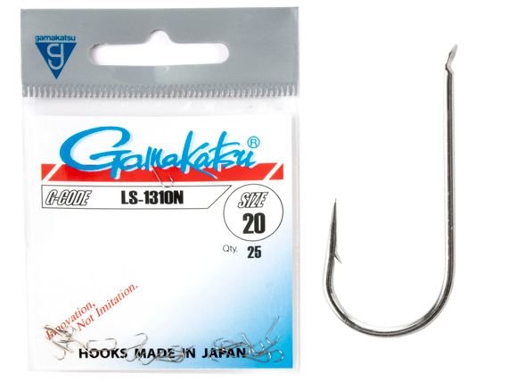 Крючки Gamakatsu LS-1310N HOOKS NICKEL разм. 20 25шт.