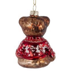 GAEM Украшение новогоднее "Мишка", L6 W5,5 H10 см