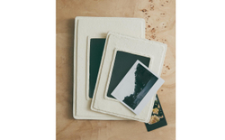 Zara Home Фоторамка из плетёной бумаги, цвет бежевый, 20 см